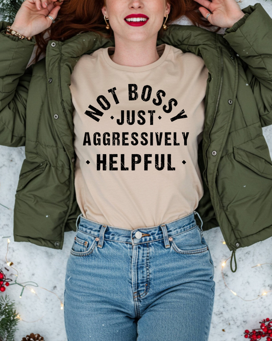 Not Bossy Women’s Crewneck Sweatshirt