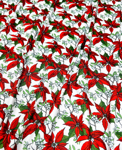 Poinsettia Perfection Scrunchie