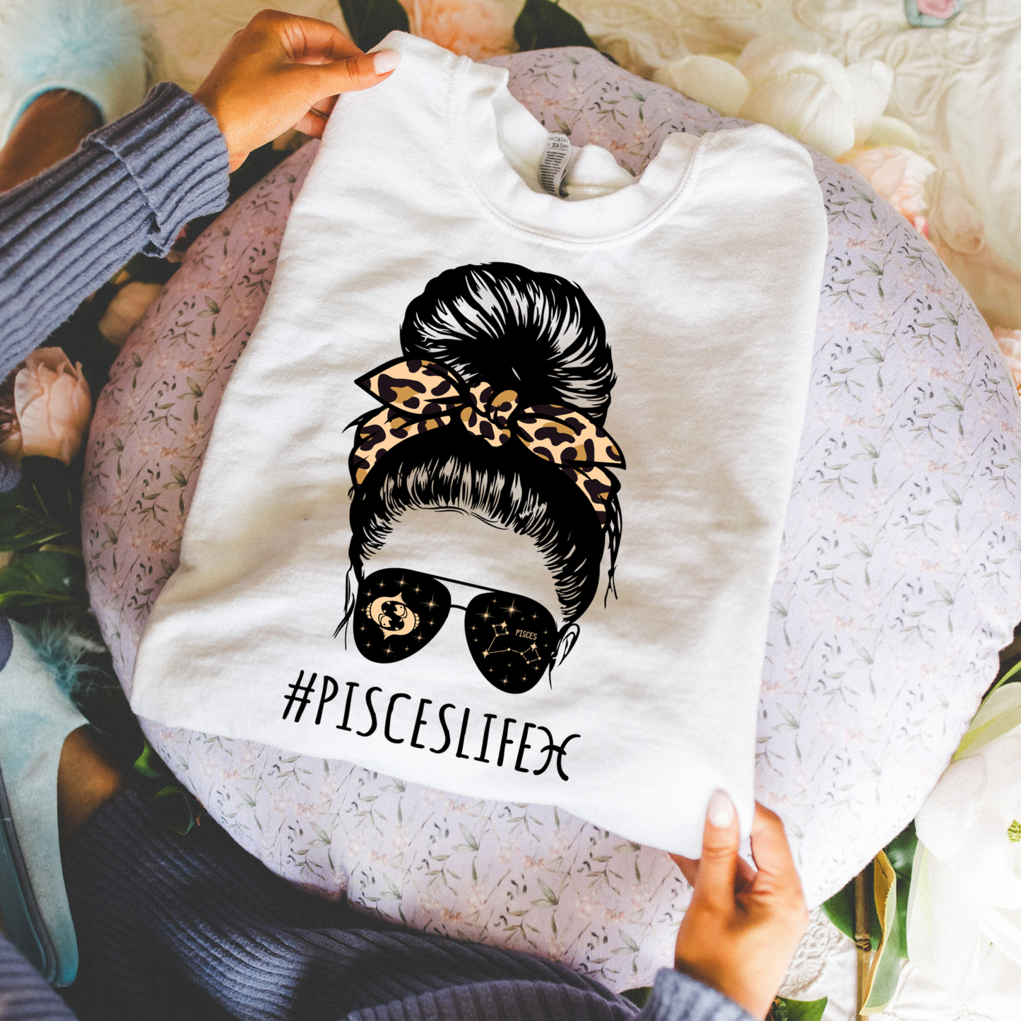 Shades On, Sign Strong Women’s Crewneck Sweatshirt