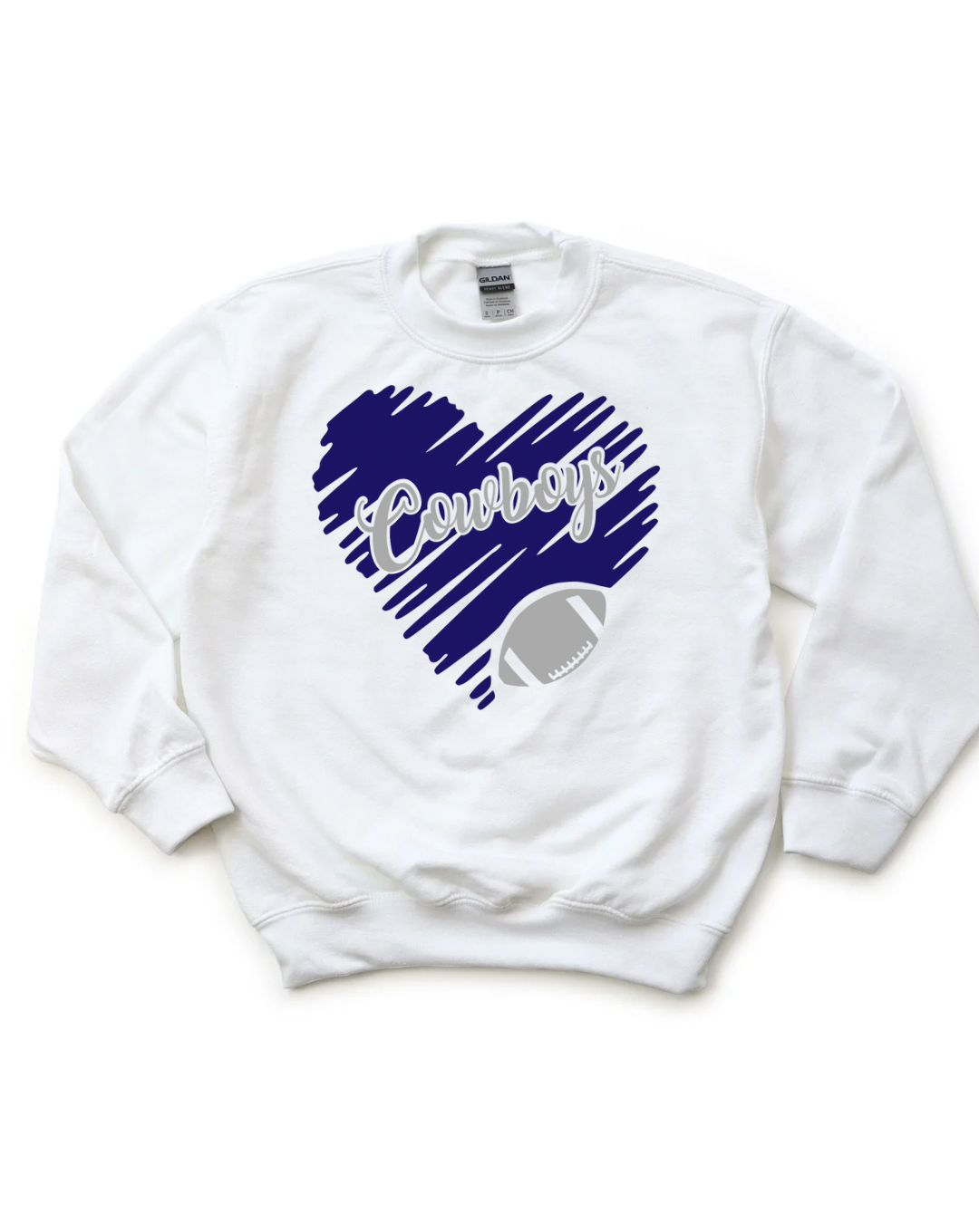 NFC I Heart My Team Kids Crewneck