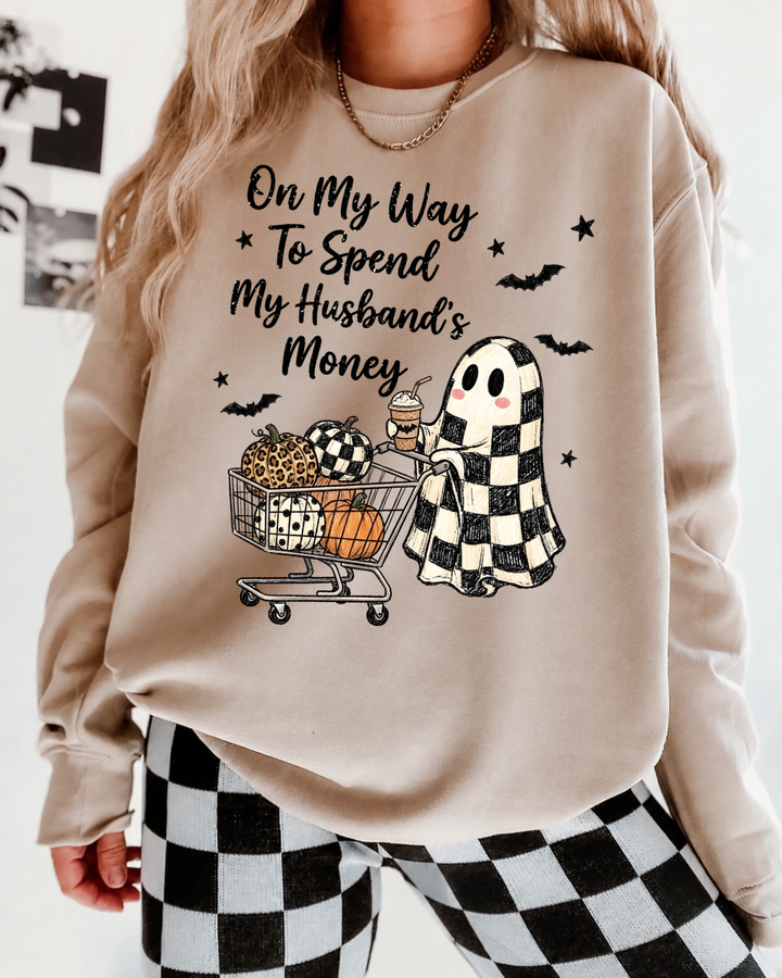 Spend My Husband’s Money Women’s Crewneck Sweatshirt