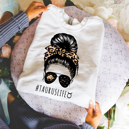 Shades On, Sign Strong Women’s Crewneck Sweatshirt