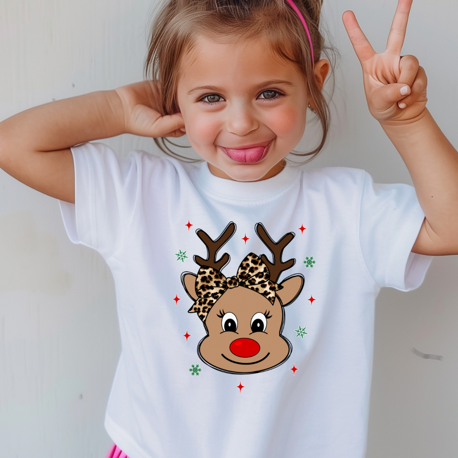 Ruby Reindeer Kids Tee-Shirt