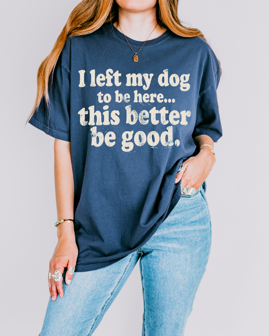 I Left My Dog Tee-Shirt