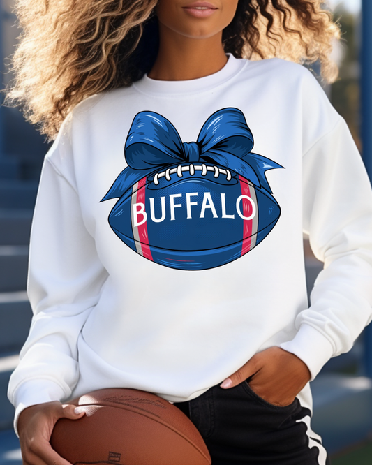 Buffalo Bow Football Women’s Crewneck