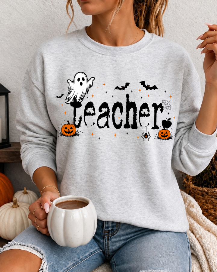 BOO Teacher Graphic Sweatshirt