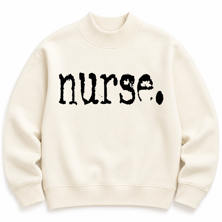 Nurse Women’s Graphic Mockneck Sweatshirt