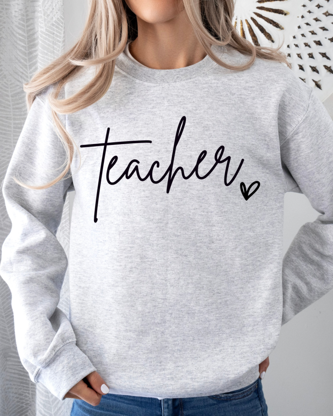 Teacher Love Women’s Crewneck Sweatshirt
