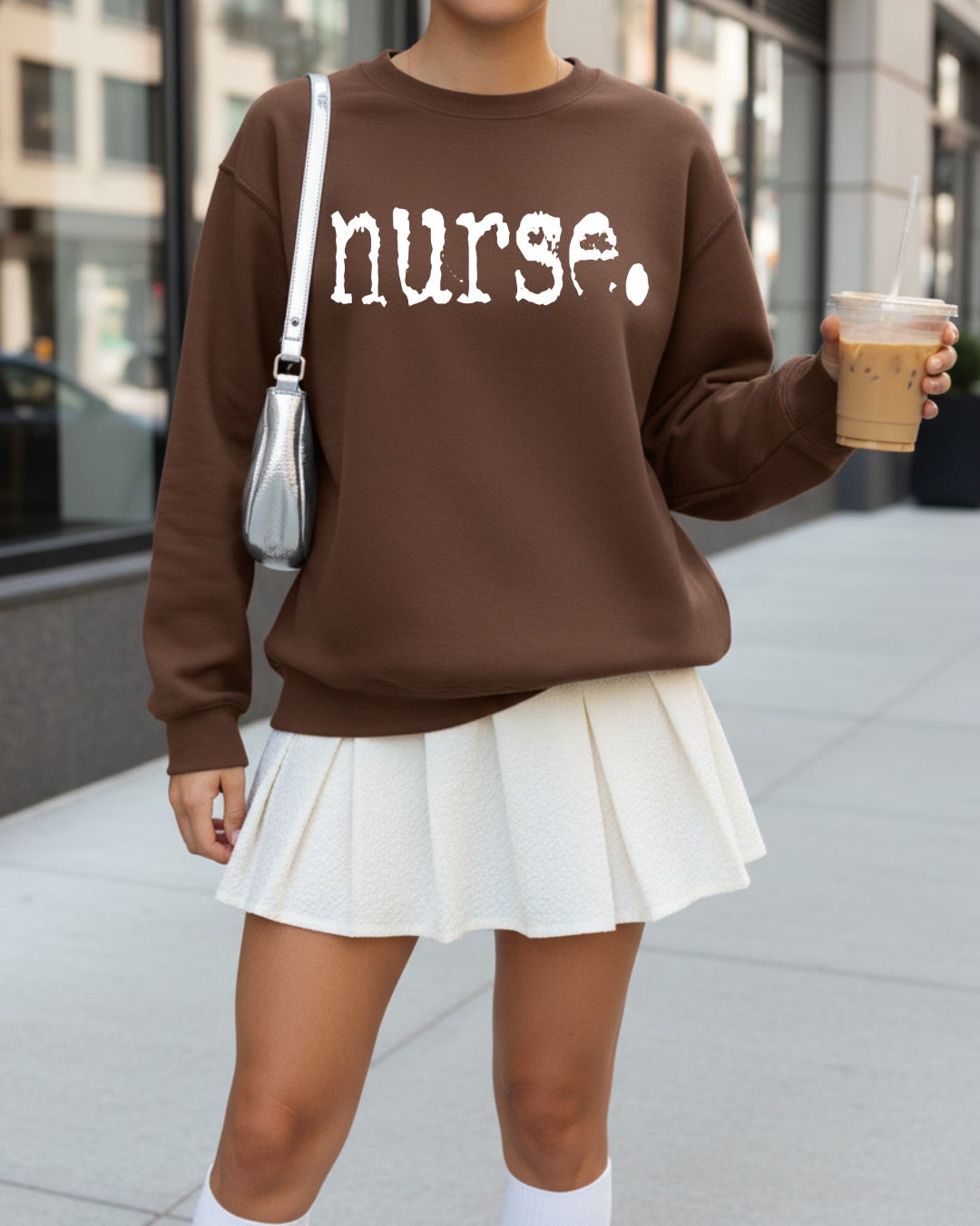 Summer Siesta Nurse Women’s Crewneck