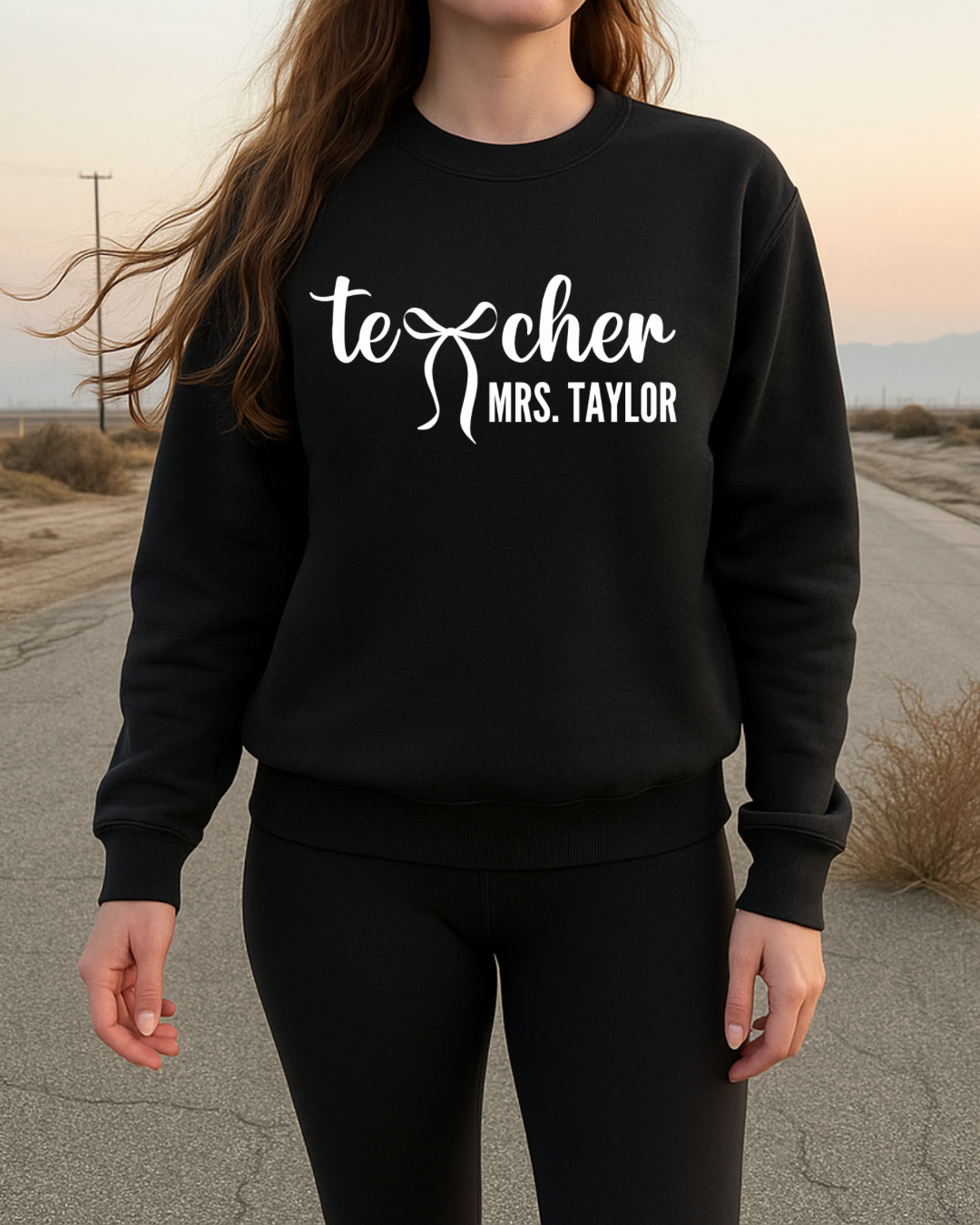 Te🎀cher (Custom) Women’s Crewneck Sweatshirt