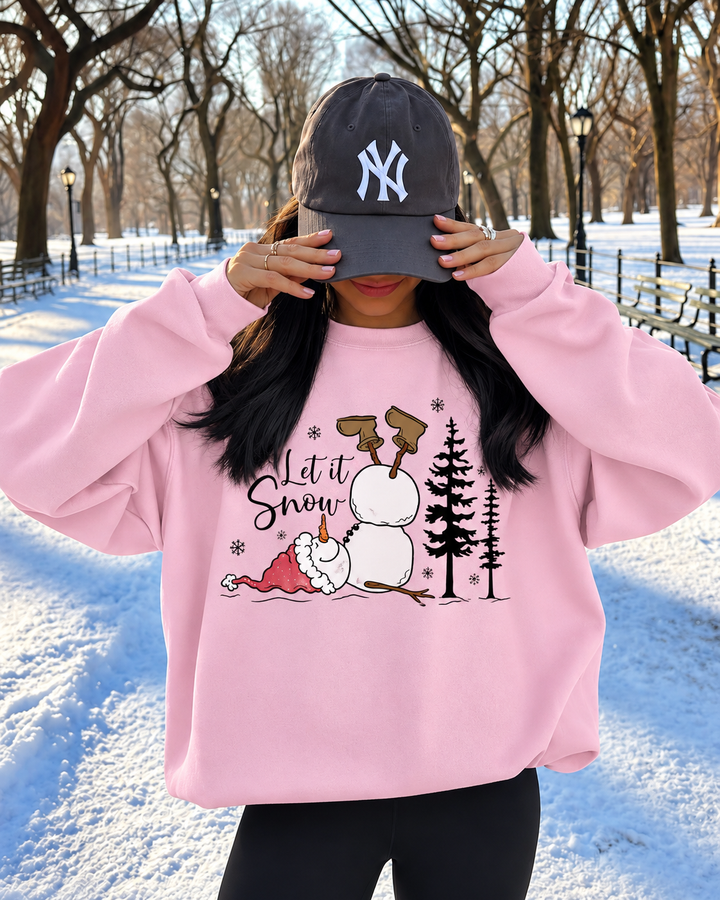 Let It Snow Women’s Crewneck Sweatshirt