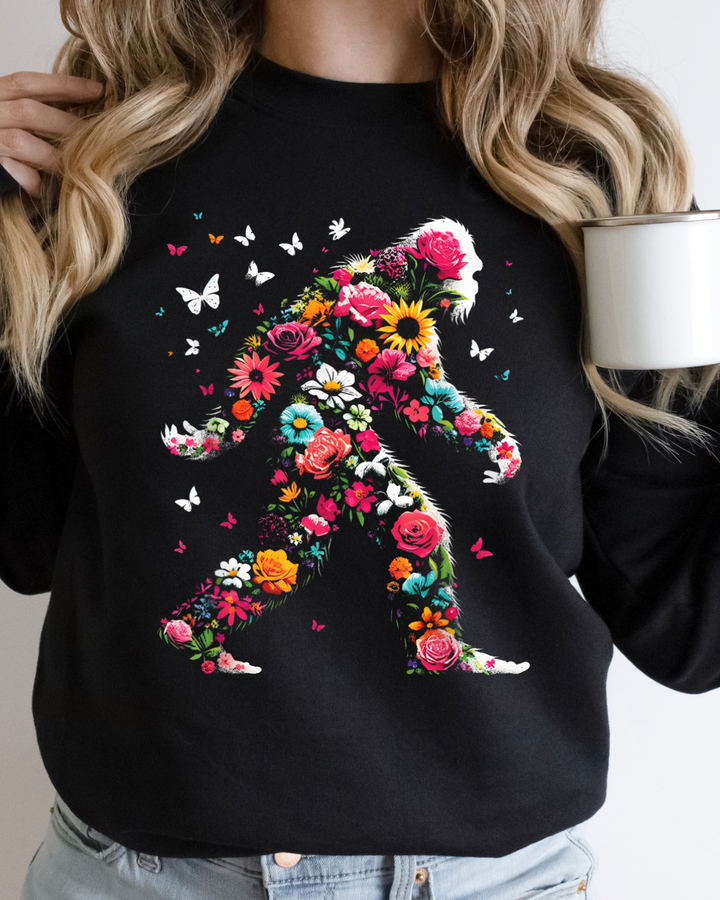 Sasquatch &amp; Sunflowers Women’s Crewneck