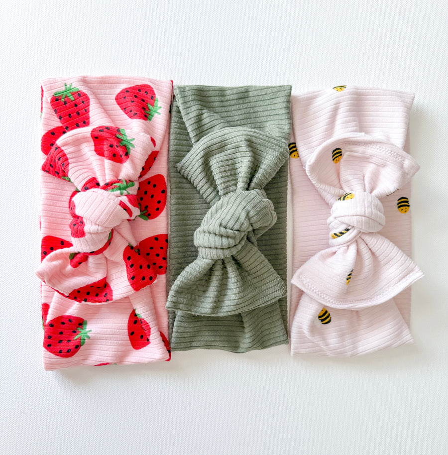 Little Girls Havana Bow Headbands