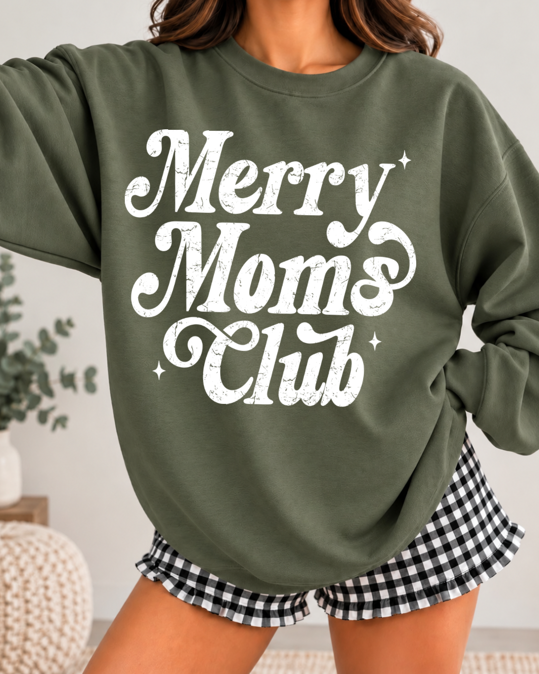 Merry Moms Club Women’s Crewneck