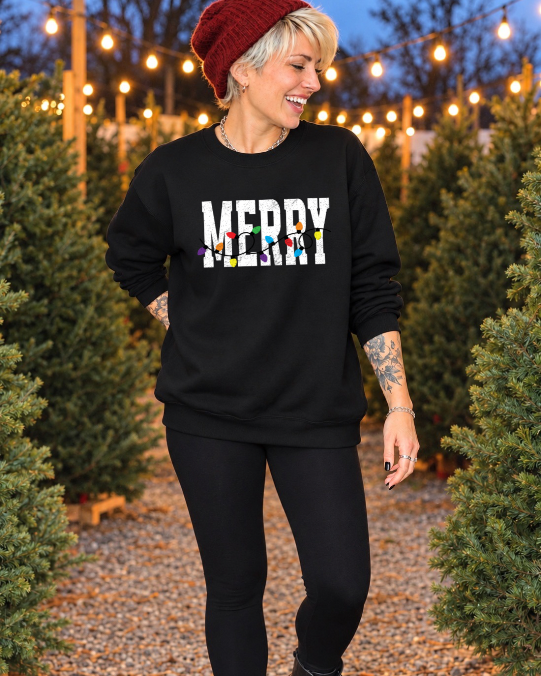 Lit For Christmas Crewneck