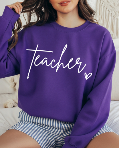 Teacher Love Women’s Crewneck Sweatshirt