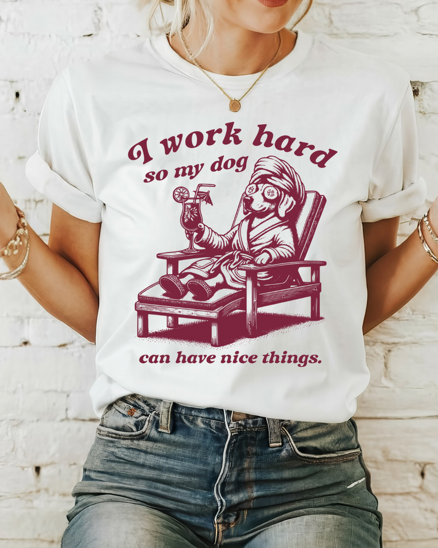 I Work Hard So My Dog Can Have Nice Things Women’s Tee-Shirt
