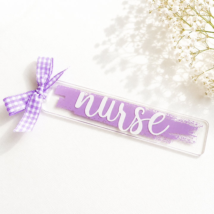 Nurse Acrylic Bookmark