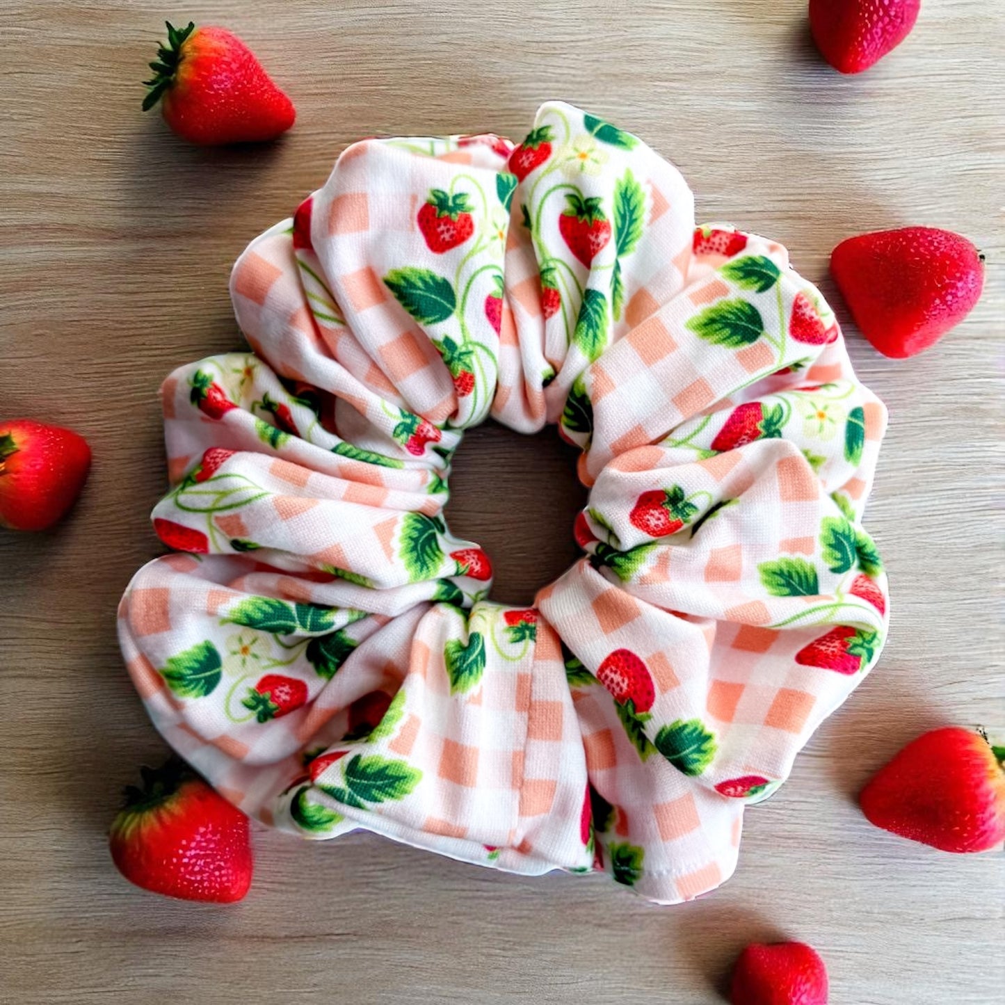 Strawberry Fields Scrunchie