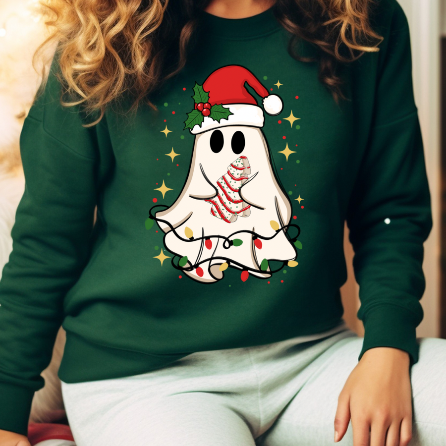 Jingle Bells Ghost Crewneck Sweatshirt