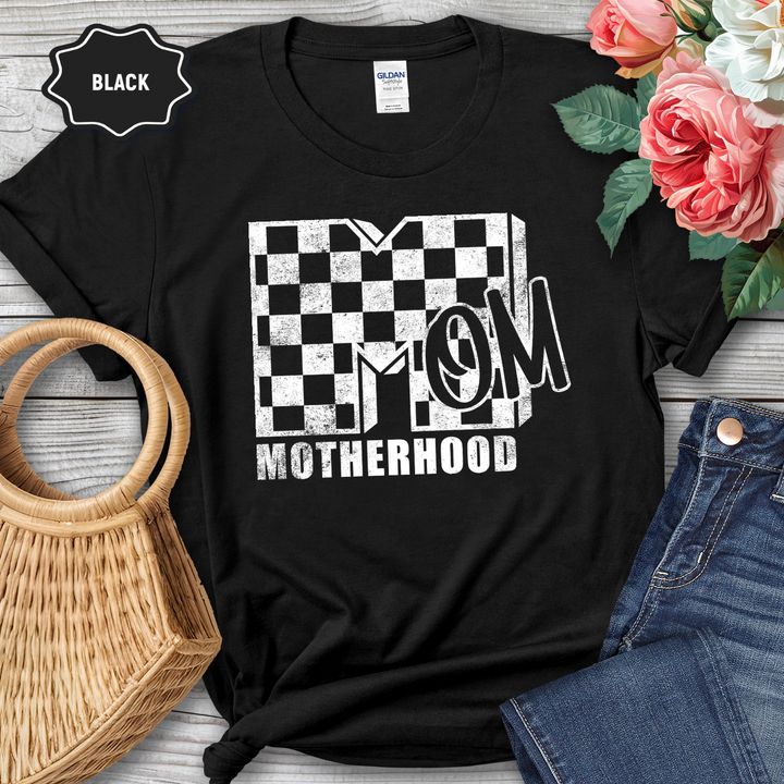 Checkered Motherhood Tee-Shirt
