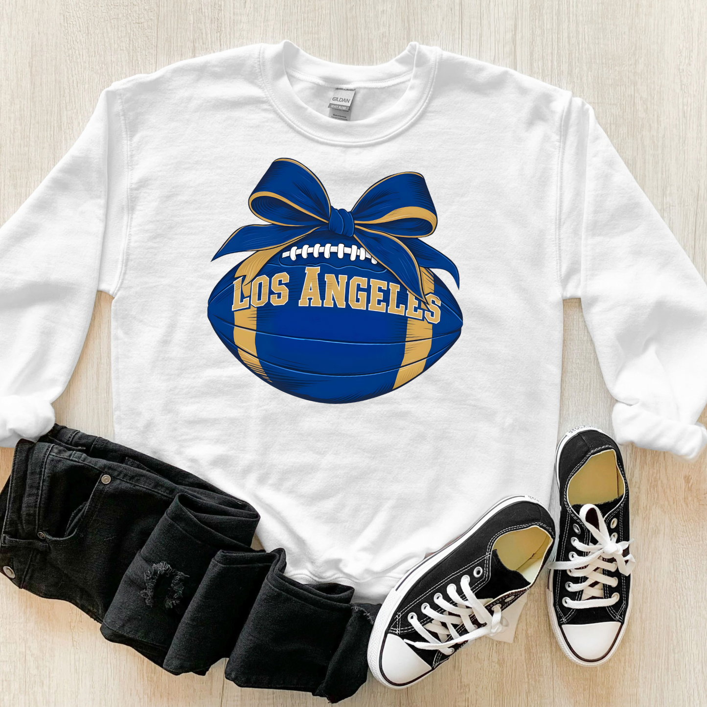 NFC Bow Football Kids Crewneck