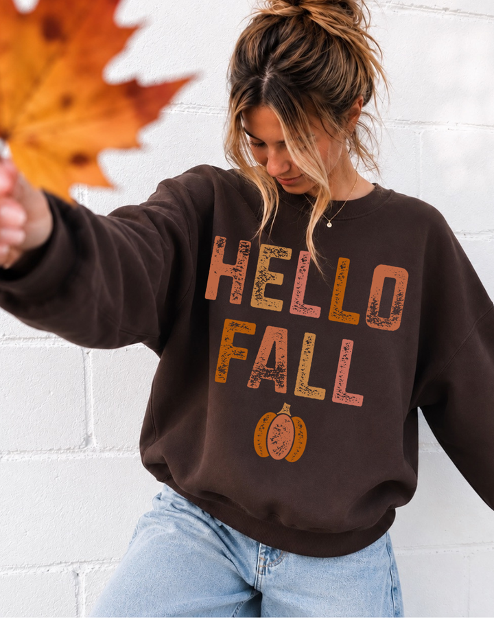 Hello Fall Women’s Crewneck Sweatshirt