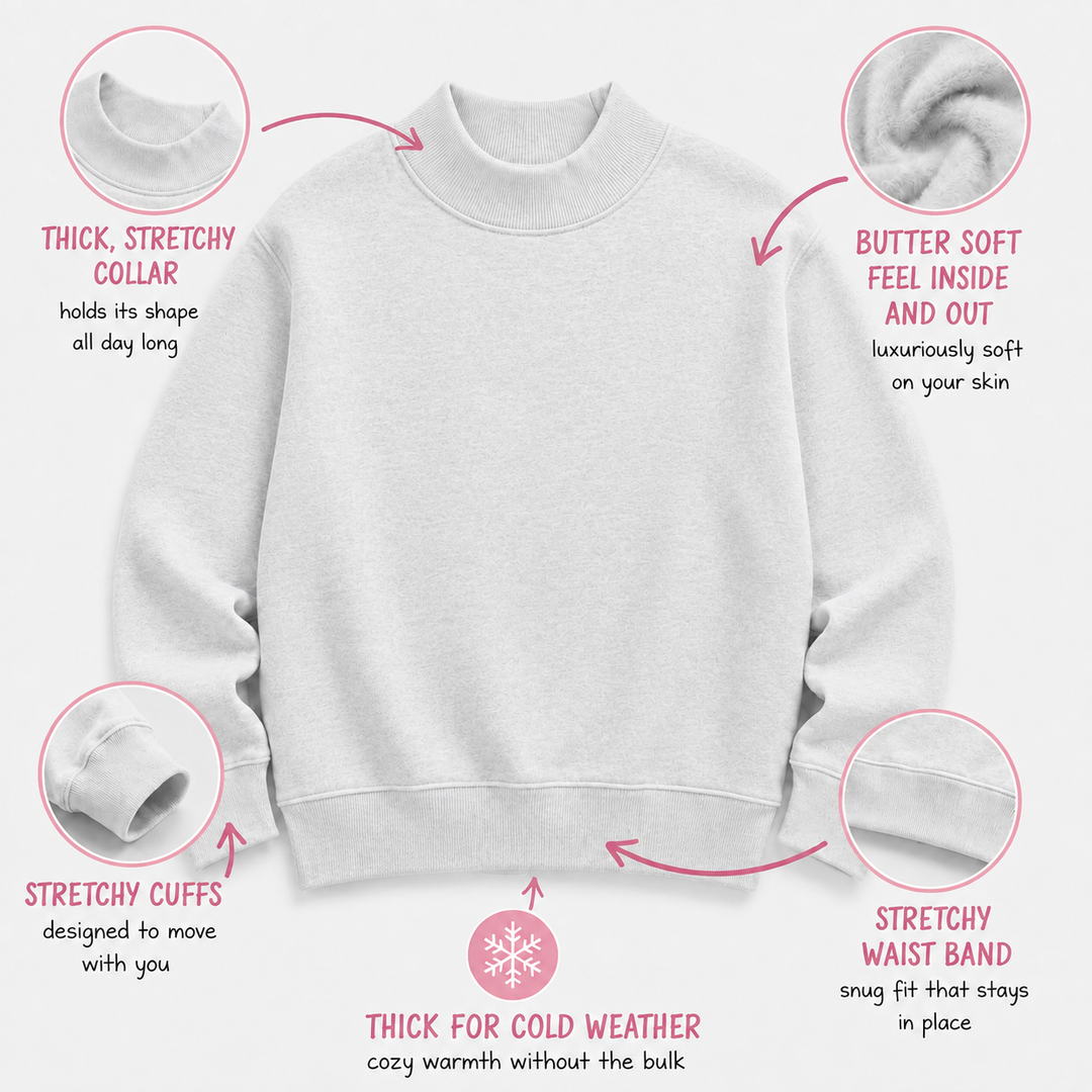 Nurse Women’s Graphic Mockneck Sweatshirt