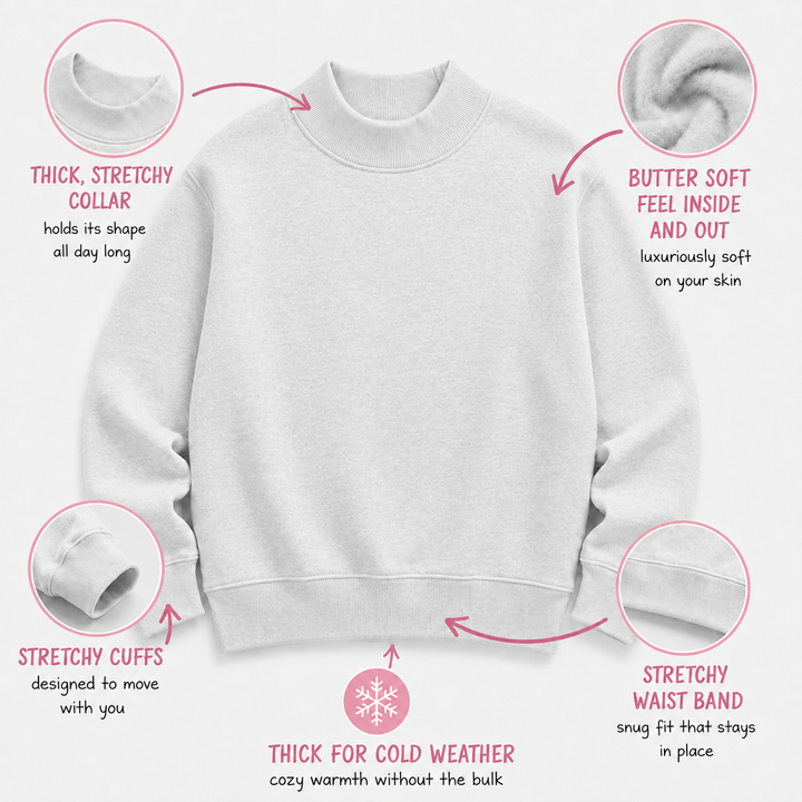 Nurse Women’s Graphic Mockneck Sweatshirt