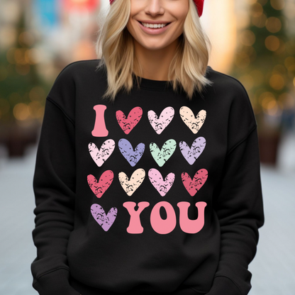 I Heart You Crewneck Sweatshirt
