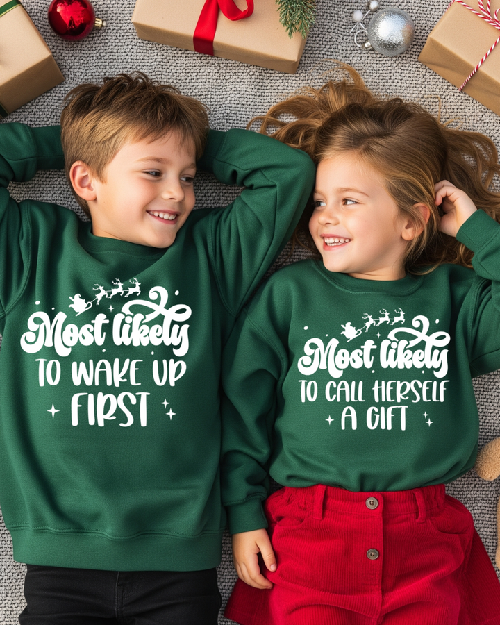 Most Likely To…Kids Crewneck Sweatshirt