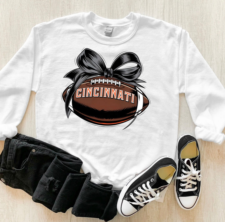 Cincinnati Bow Football Women’s Crewneck