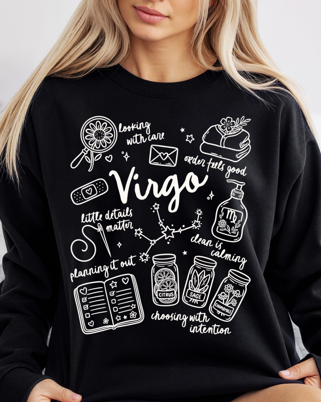 Zodiac Reflection Women’s Crewneck Sweatshirt