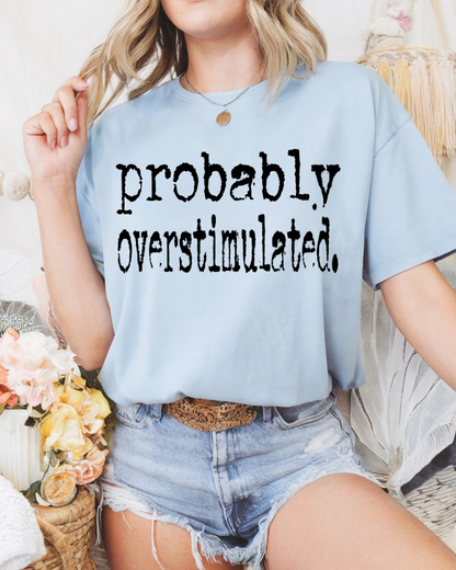 Probably Overstimulated Women’s Tee-Shirt