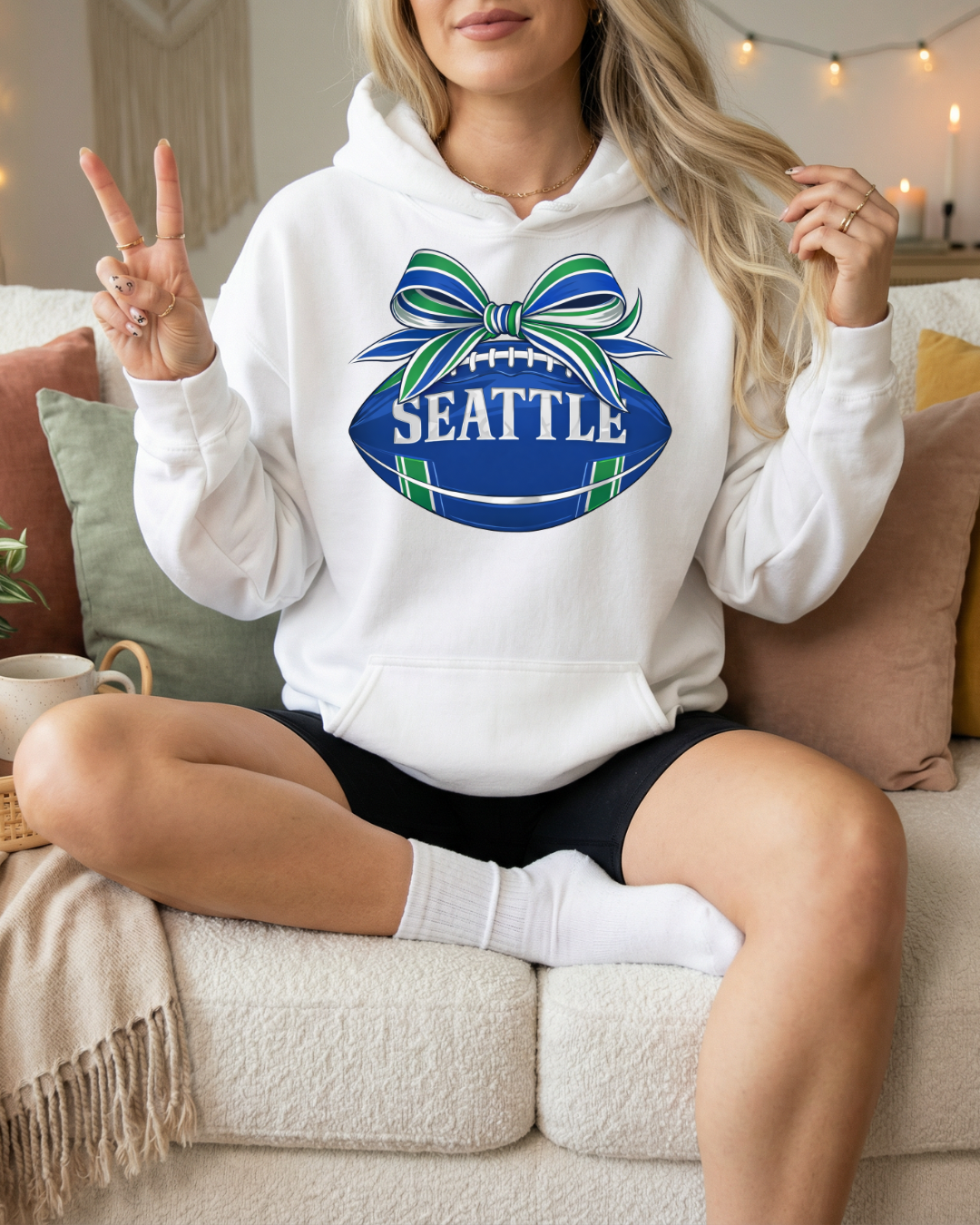 Bow Football Women’s Hoodie