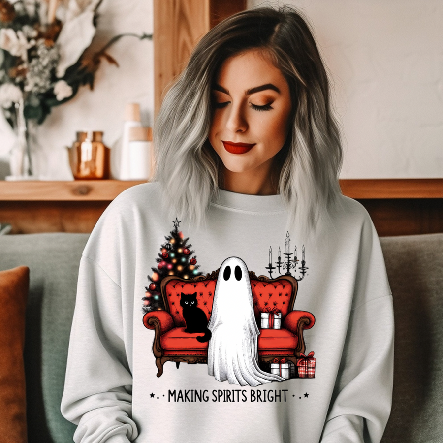 Making Spirits Bright Crewneck Sweatshirt