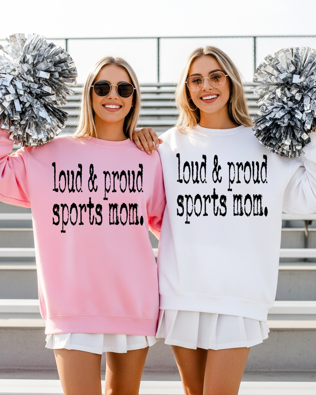 Loud & Proud Sports Mom Women’s Crewneck Sweatshirt