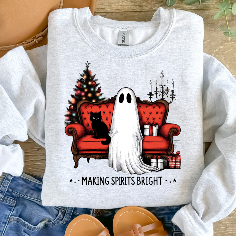 Making Spirits Bright Crewneck Sweatshirt