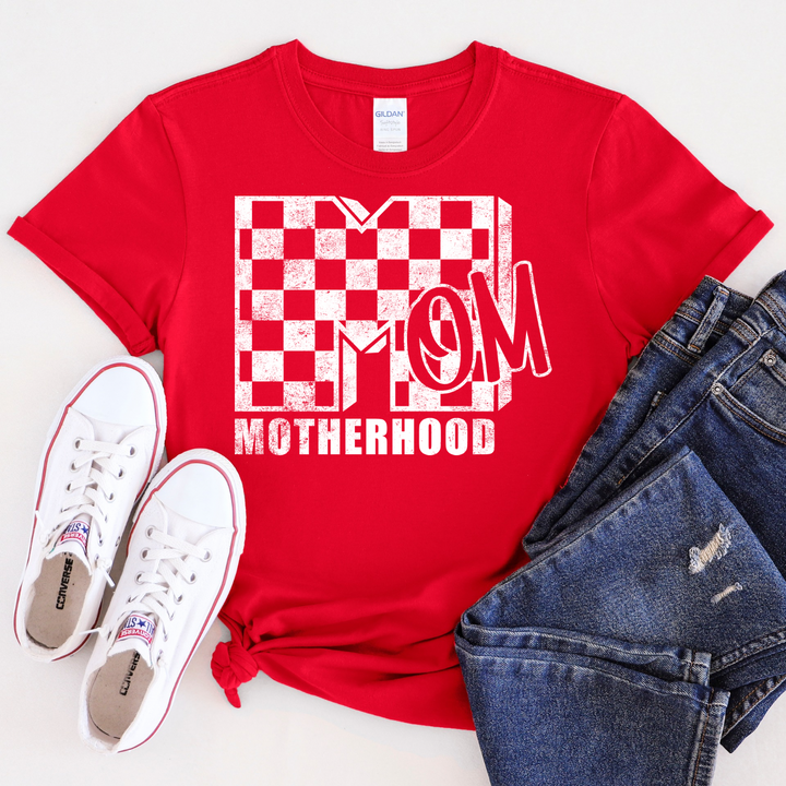 Checkered Motherhood Tee-Shirt