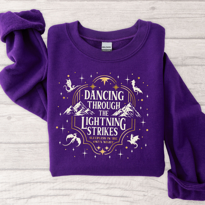 Dancing Through The Lightening Strikes Women’s Crewneck Sweatshirt