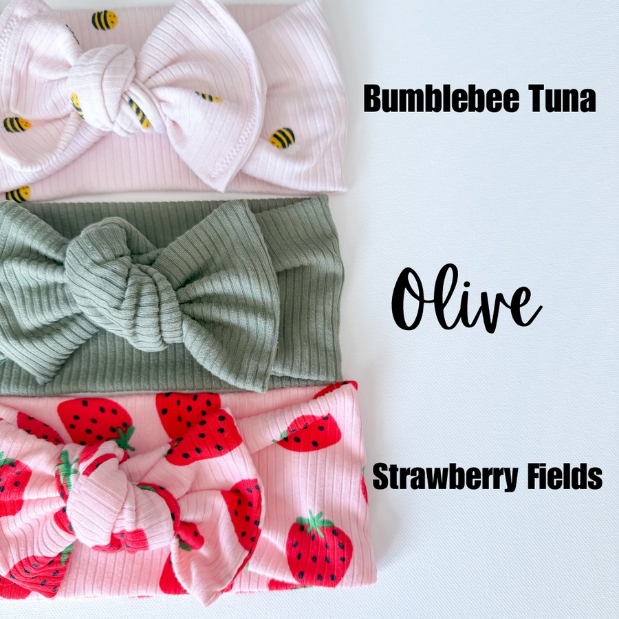 Little Girls Havana Bow Headbands