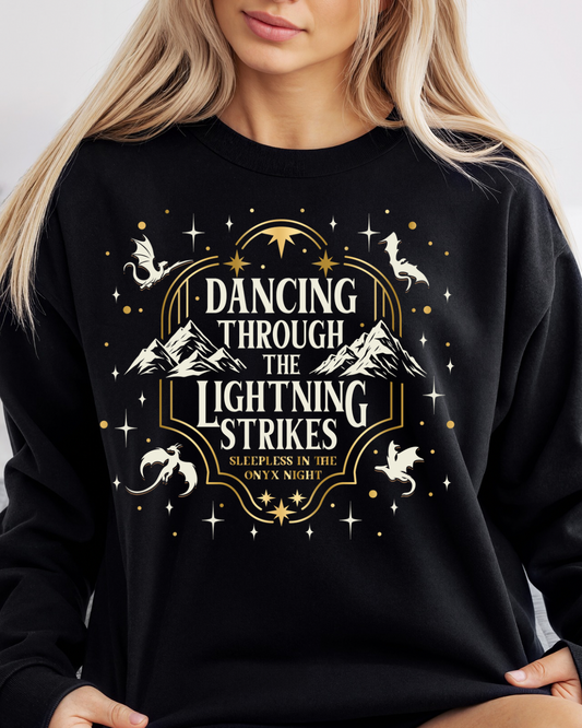 Dancing Through The Lightening Strikes Women’s Crewneck Sweatshirt