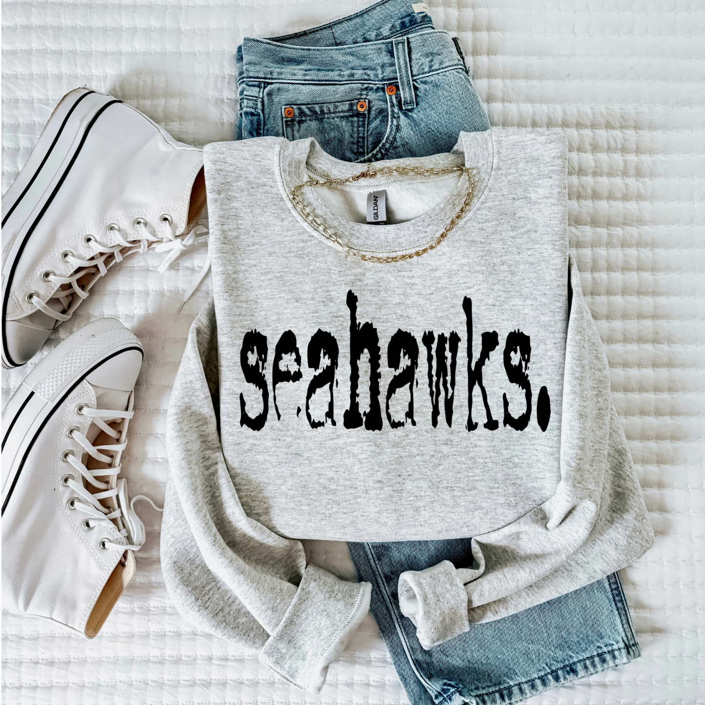 Seahawks Graphic Women’s Crewneck Sweatshirt