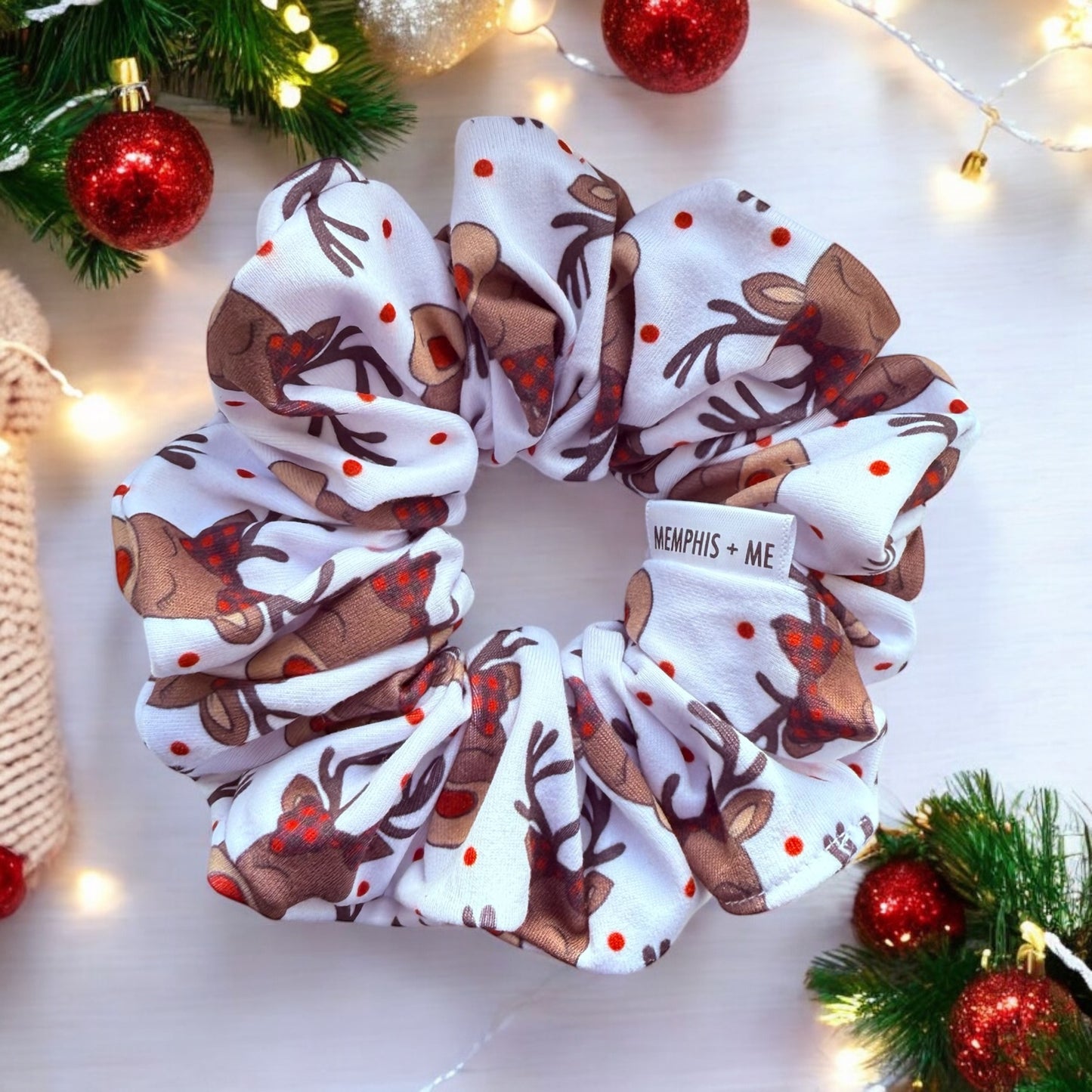 Dashing Reindeer Scrunchie