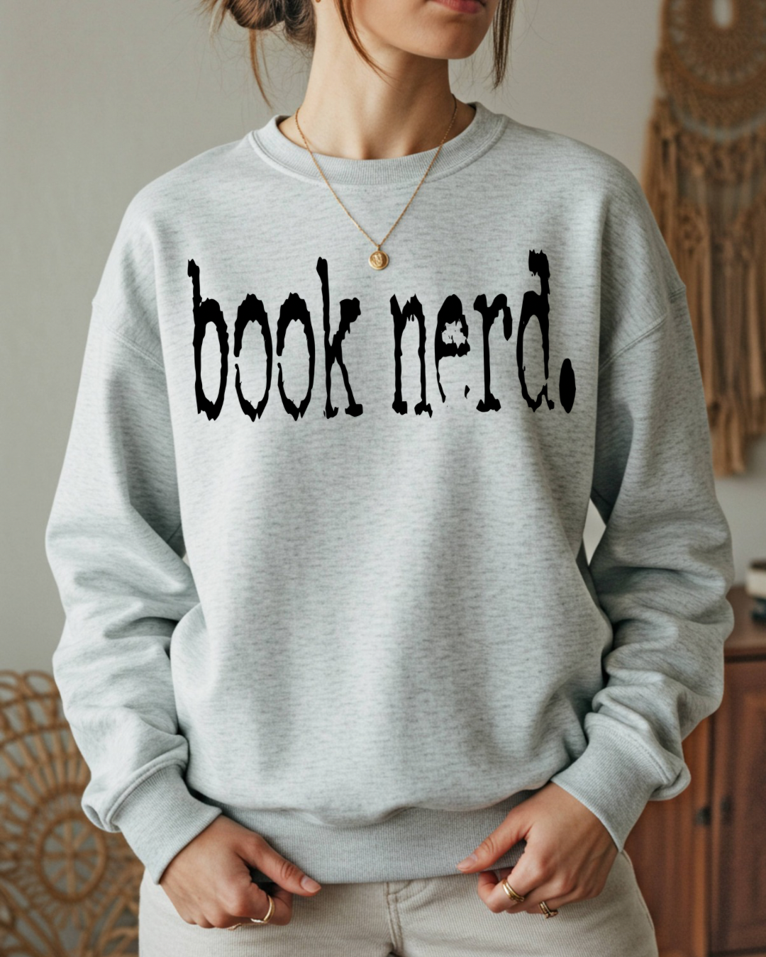 Book Nerd Women’s Crewneck