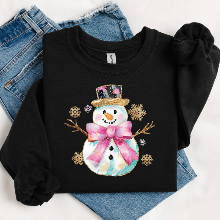 Bow &amp; Snow Glow Crewneck Sweatshirt