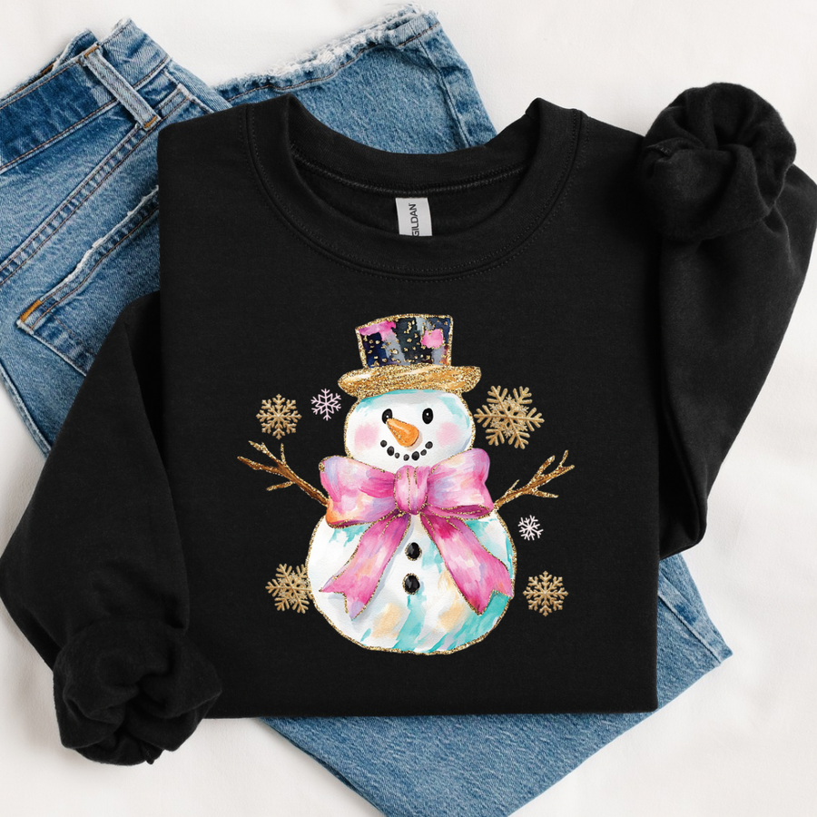 Bow & Snow Glow Crewneck Sweatshirt