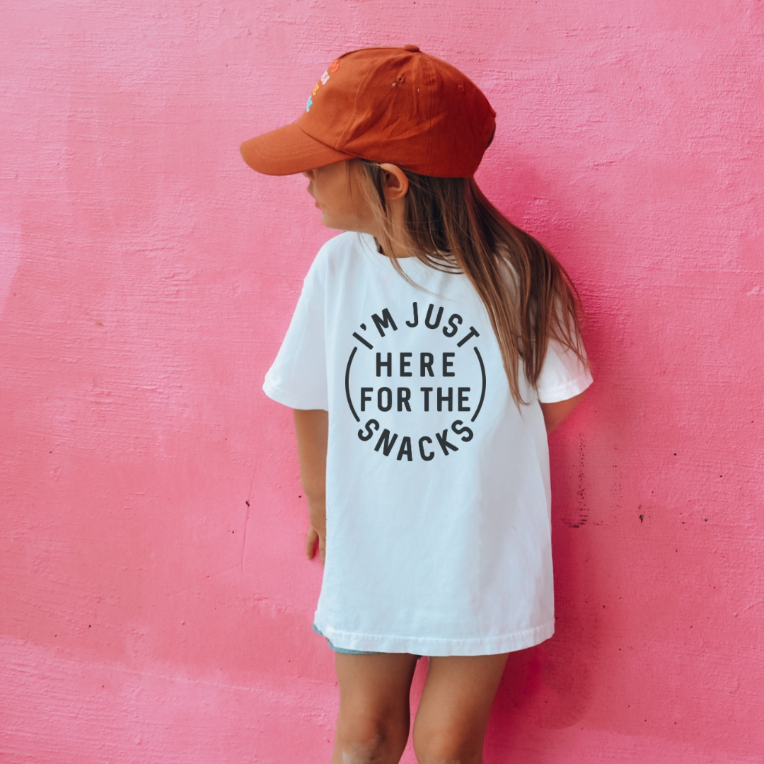 I’m Just Here For The Snacks Toddler &amp; Kids Tee-Shirt