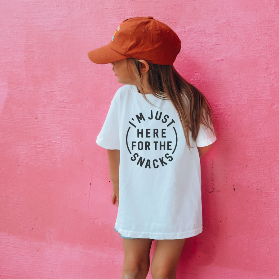 I’m Just Here For The Snacks Kids Tee-Shirt