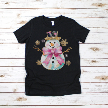 Bow & Snow Glow Toddler & Kids Tee-Shirt
